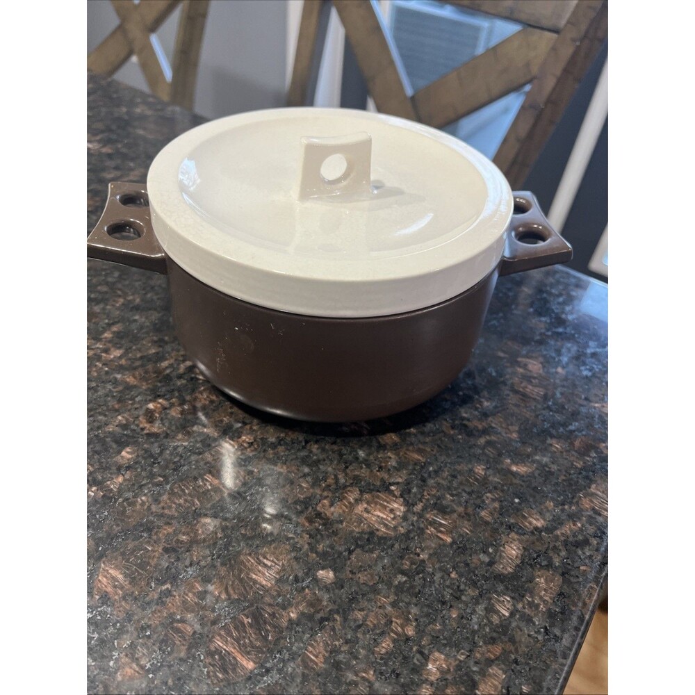 Gail Craft Brown Casserole Dish︱ with Lid ︱Pot︱